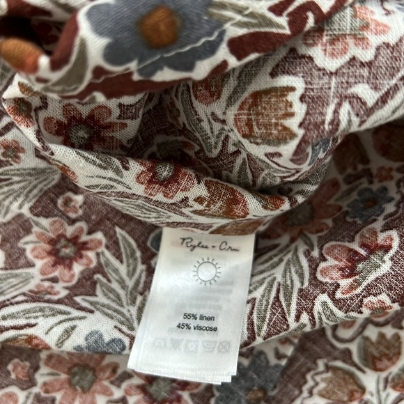 Rylee and Cru Jolene Dress Autumn Bloom Girls 8-9 9-10 - Picture 6 of 6